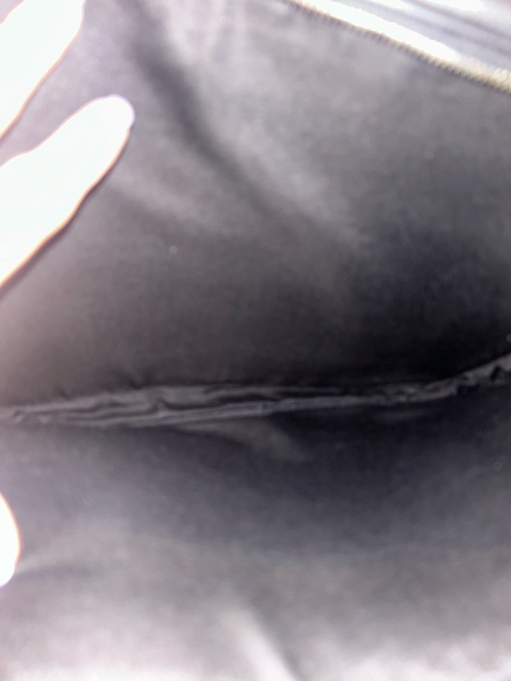 Coach Sleek Black Leather Men's Briefcase Tote - Picture 9 of 15